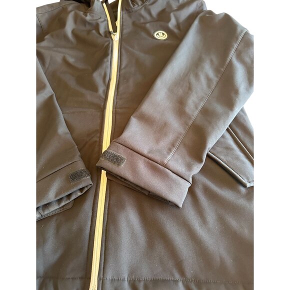 Neff Men's Large Black Hooded Softshell Jacket With Fleece Lining & Full-Zip - Picture 6 of 11